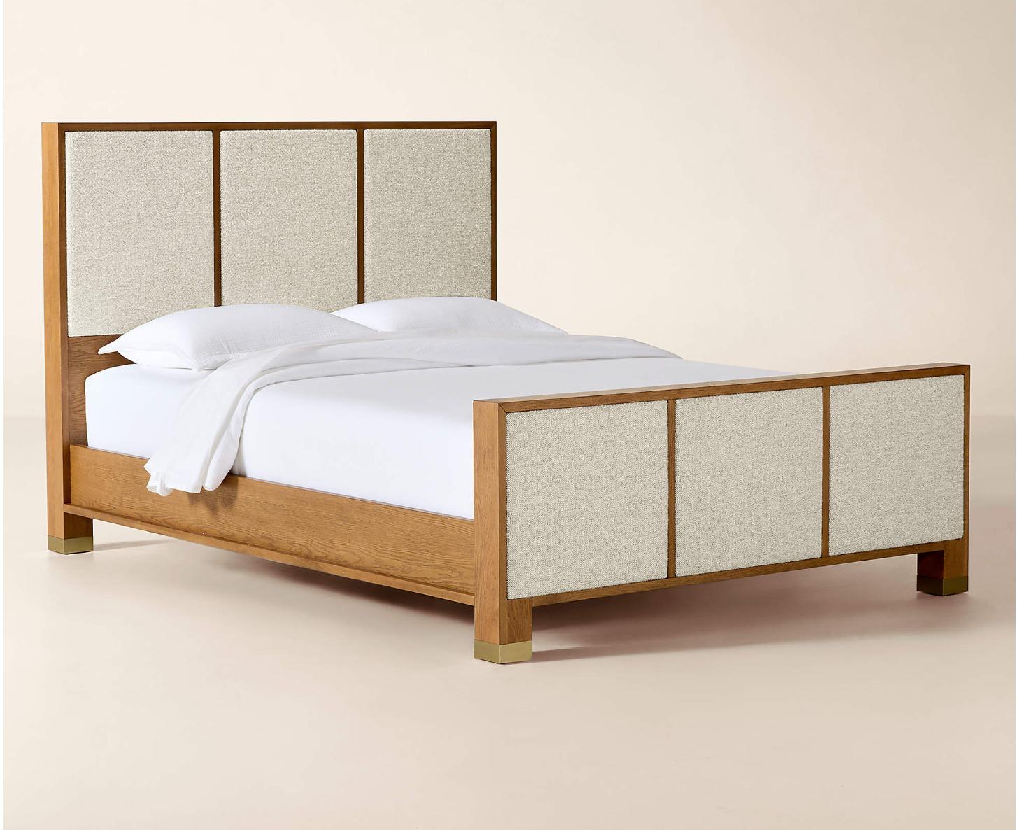Upholstered Panel Bed